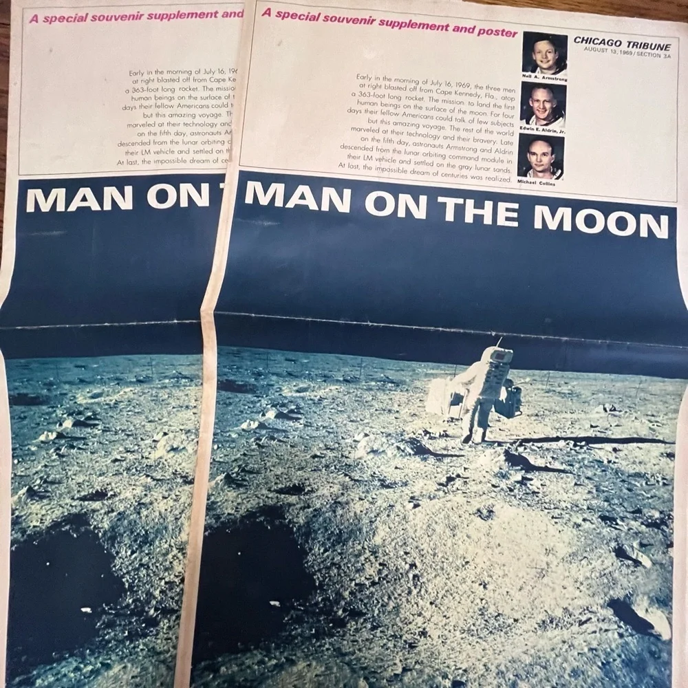 Touchdown On The Moon LIFE MAGAZINE TV GUIDE‎ Apollo 11 Special - 1969